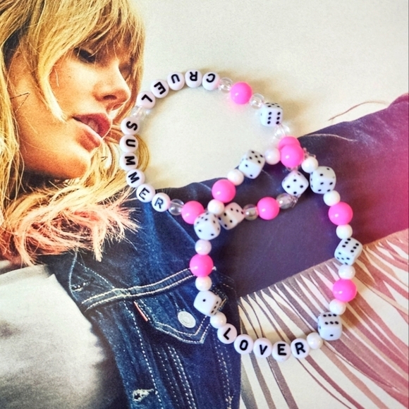 Taylor Swift Lover Inspired Friendship Bracelets Set Of 2 - Picture 1 of 4
